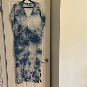 Rachel Pally EUC Sz M tie/dye coverup with sash